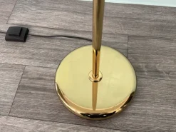 Online Pamono Italian Adjustable Floor Lamp in Brass Plated Metal from Cerva, 1980s