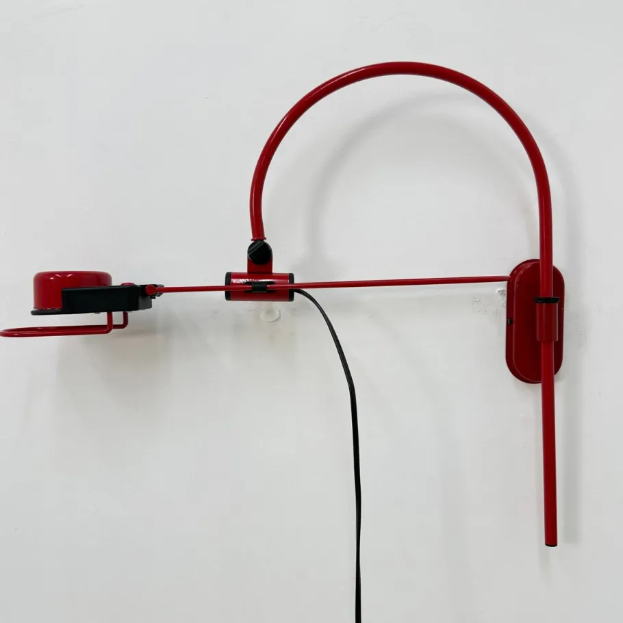 New Pamono Italian Adjustable Wall Lamp, 1980s