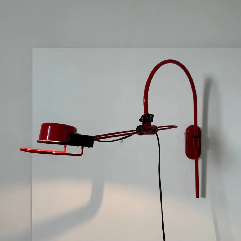 New Pamono Italian Adjustable Wall Lamp, 1980s