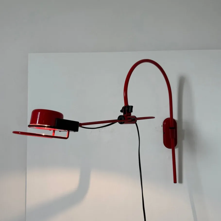 New Pamono Italian Adjustable Wall Lamp, 1980s