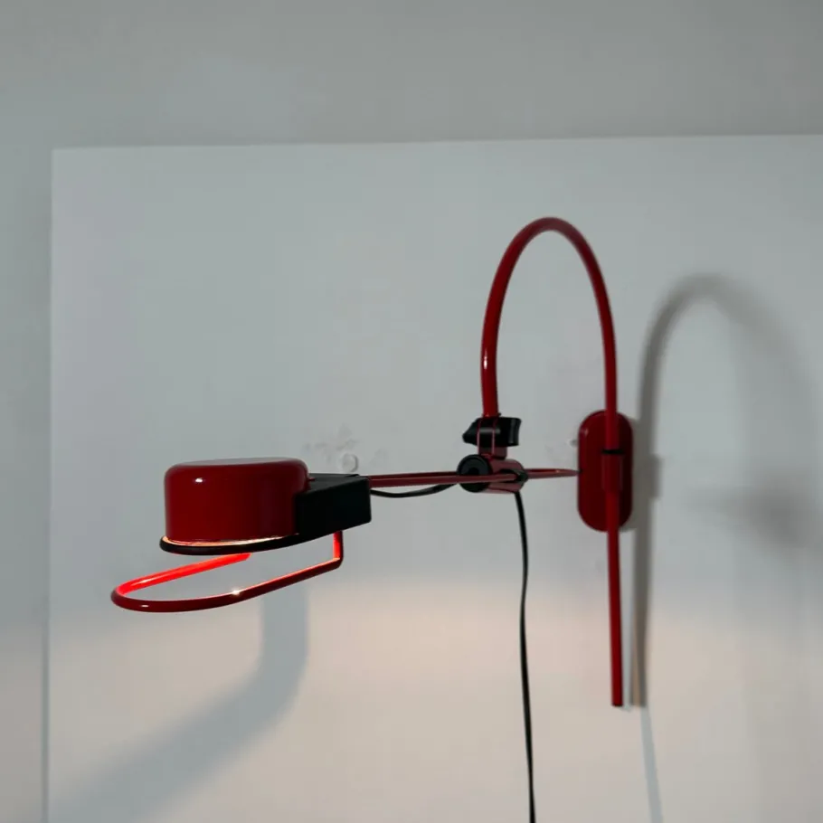 New Pamono Italian Adjustable Wall Lamp, 1980s