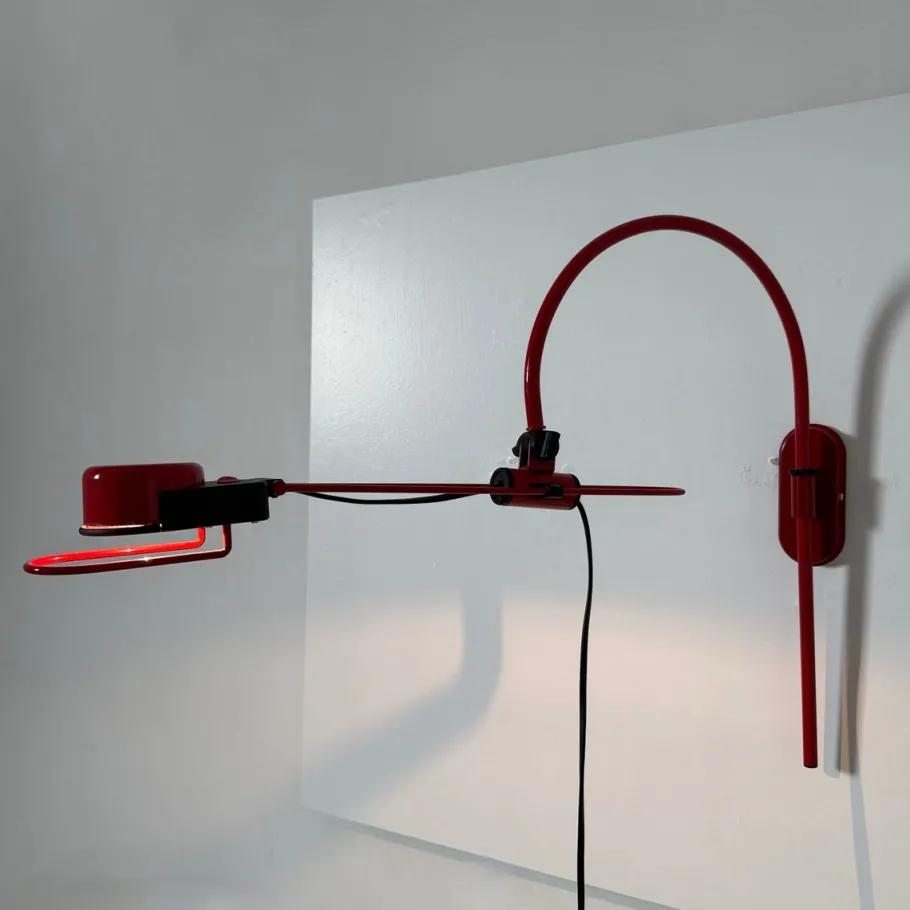 New Pamono Italian Adjustable Wall Lamp, 1980s
