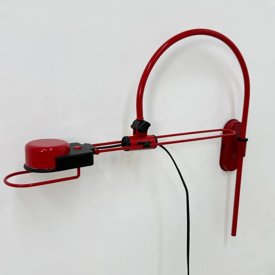 New Pamono Italian Adjustable Wall Lamp, 1980s