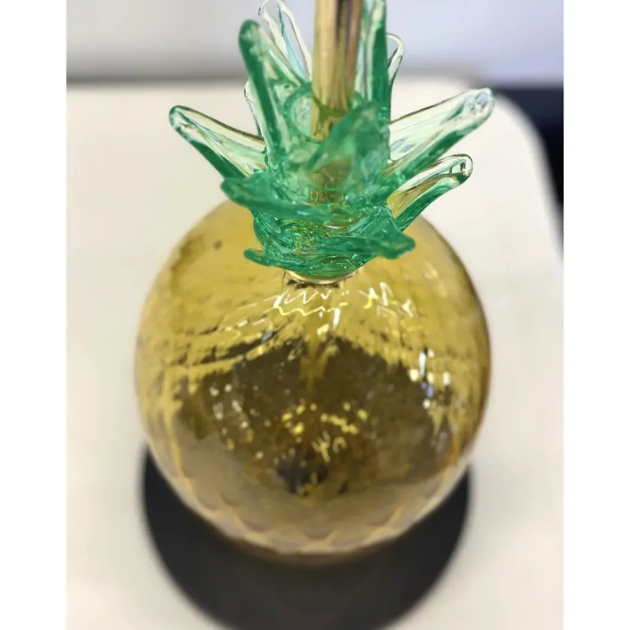 Online Pamono Italian Ananas Murano Glass Table Lamps by Simoeng, Set of 2