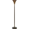 Discount Pamono Italian Art Deco Bronzed Metal & Brass Floor Lamp by Pietro Chiesa, 1940s