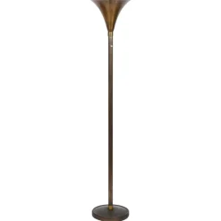 Discount Pamono Italian Art Deco Bronzed Metal & Brass Floor Lamp by Pietro Chiesa, 1940s