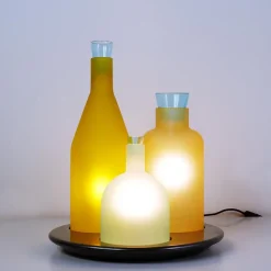 Sale Pamono Italian Bacco 1-2-3 Murano Glass Table Lamp by Gido Rasati for Itre, 1980s