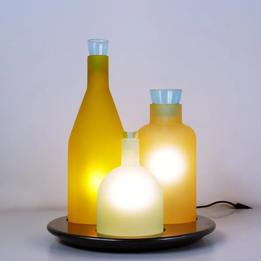 Sale Pamono Italian Bacco 1-2-3 Murano Glass Table Lamp by Gido Rasati for Itre, 1980s