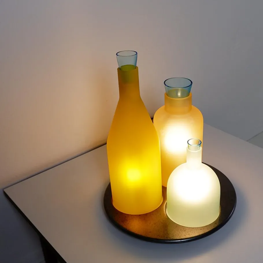 Sale Pamono Italian Bacco 1-2-3 Murano Glass Table Lamp by Gido Rasati for Itre, 1980s