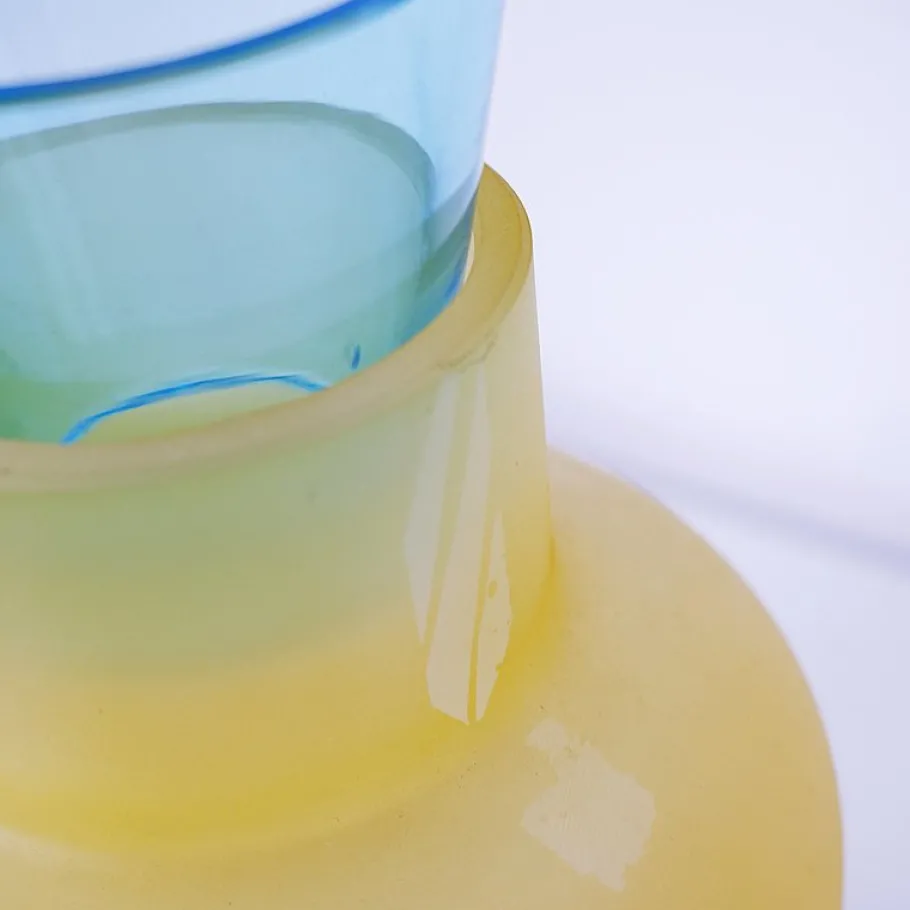 Sale Pamono Italian Bacco 1-2-3 Murano Glass Table Lamp by Gido Rasati for Itre, 1980s