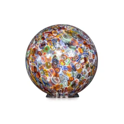 Clearance Pamono Italian Ball Shaped Table Lamp by Murrina Millefiori, 2000