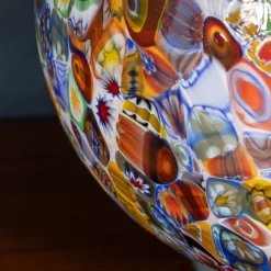 Clearance Pamono Italian Ball Shaped Table Lamp by Murrina Millefiori, 2000