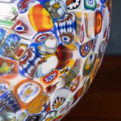Clearance Pamono Italian Ball Shaped Table Lamp by Murrina Millefiori, 2000