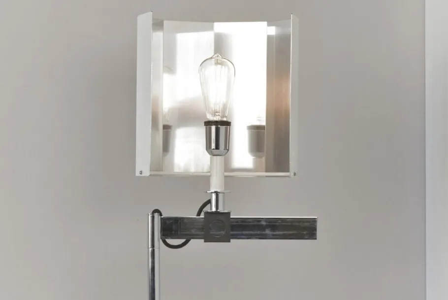 Online Pamono Italian Bauhaus Floor Lamp by Carl Jacob Jucker for Imago DP, 1970s