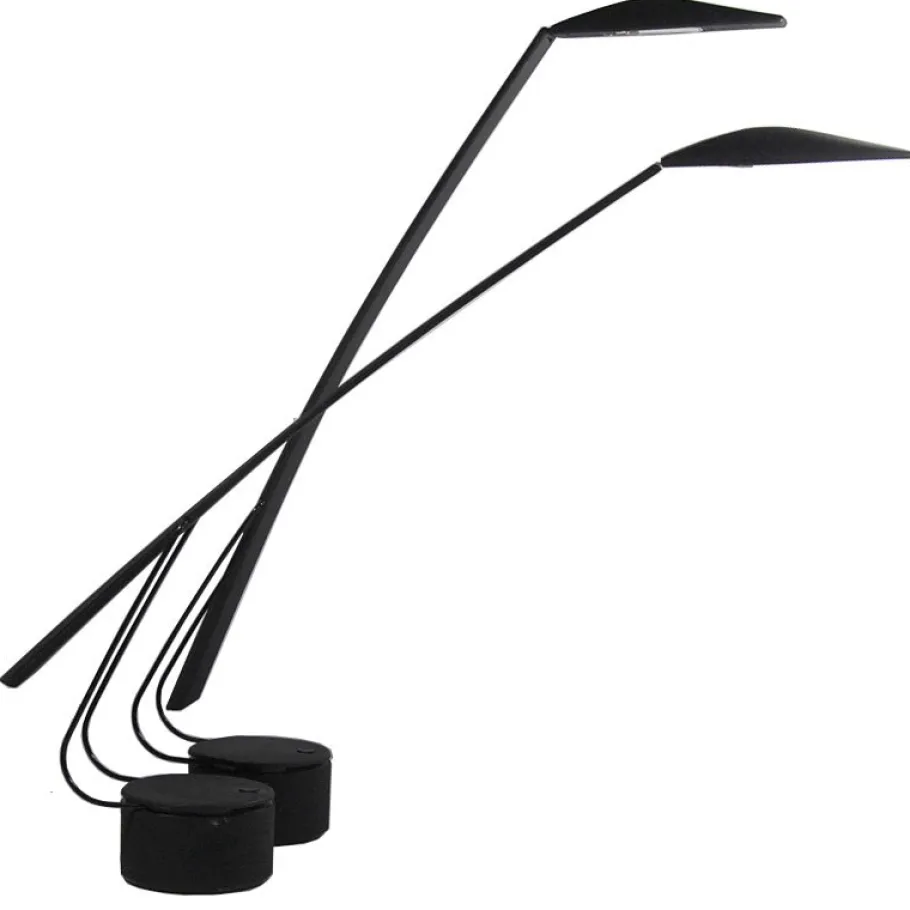 Hot Pamono Italian Black Desk Lamps by M. Barbaglia & M. Colombo, 1980s. Set of 2