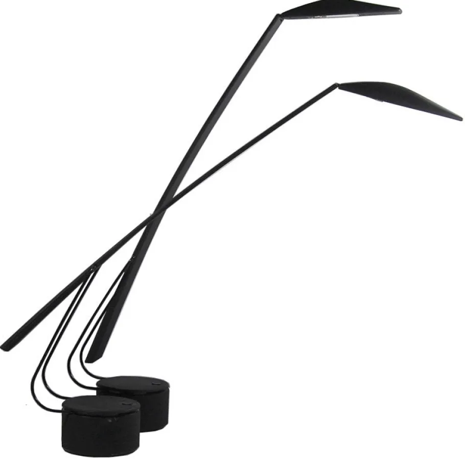 Hot Pamono Italian Black Desk Lamps by M. Barbaglia & M. Colombo, 1980s. Set of 2