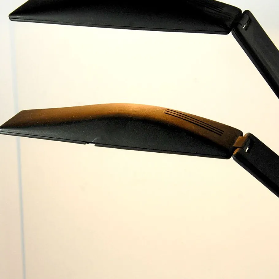 Hot Pamono Italian Black Desk Lamps by M. Barbaglia & M. Colombo, 1980s. Set of 2