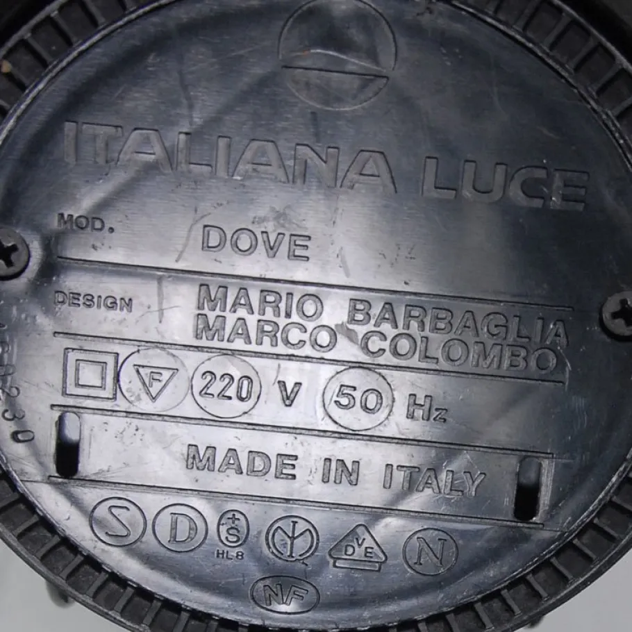 Hot Pamono Italian Black Desk Lamps by M. Barbaglia & M. Colombo, 1980s. Set of 2