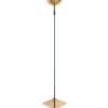 Pamono Italian Brass and Glass Laser Floor Lamp by Max Baguara for Lamperti, 1970s