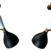 Online Pamono Italian Brass and Painted Metal Wall Sconces in the style of Stilnovo, 2000s, Set of 2