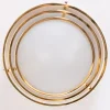 Clearance Pamono Italian Brass Flush Mount, 1970s