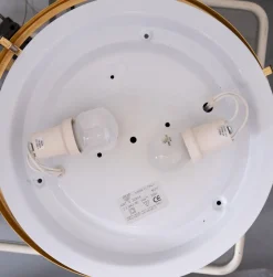 Clearance Pamono Italian Brass Flush Mount, 1970s