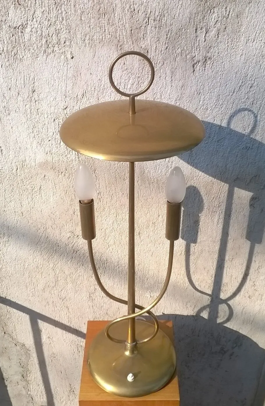 Discount Pamono Italian Brass Table Lamp, 1940s