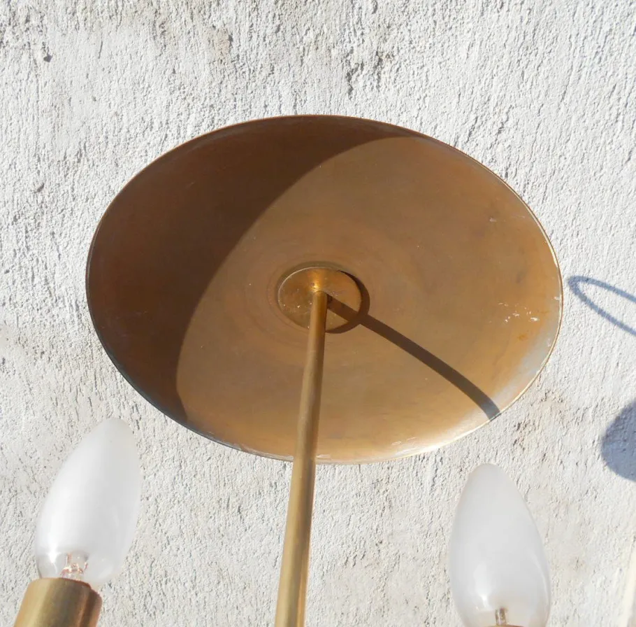 Discount Pamono Italian Brass Table Lamp, 1940s