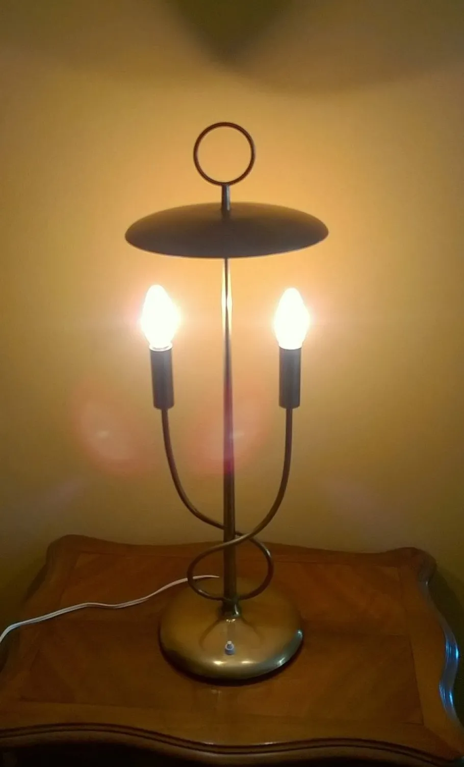 Discount Pamono Italian Brass Table Lamp, 1940s