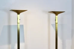 Sale Pamono Italian Brass Uplighter Floor Lamp, 1970s