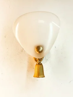 New Pamono Italian Brass Wall Light
