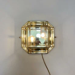 Hot Pamono Italian Brass Wall Sconce, 1980s