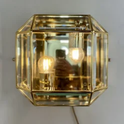 Hot Pamono Italian Brass Wall Sconce, 1980s