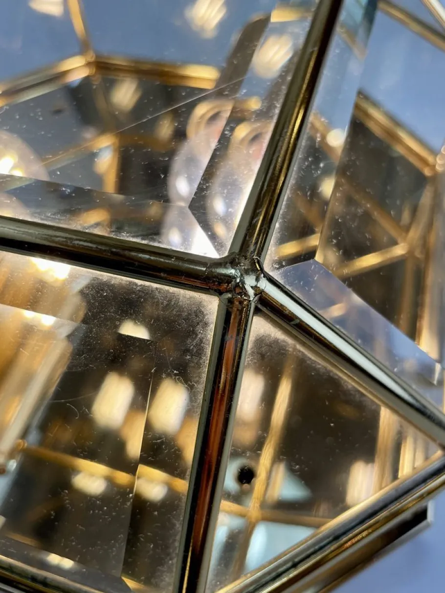 Hot Pamono Italian Brass Wall Sconce, 1980s