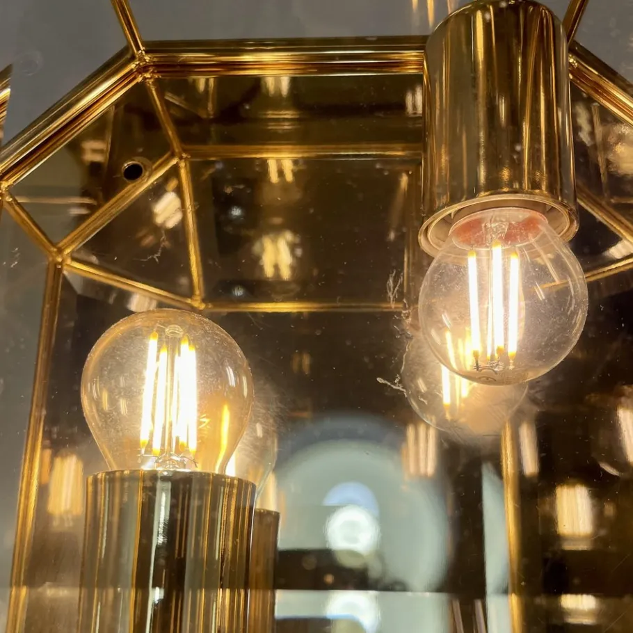 Hot Pamono Italian Brass Wall Sconce, 1980s