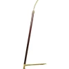 Discount Pamono Italian Burgundy Metal & Brass Floor Lamp, 1940s