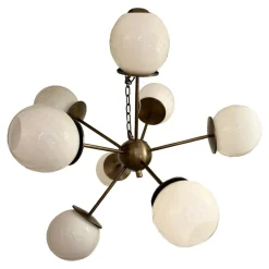New Pamono Italian Burnished Sputnik Chandelier in Murano Glass by Simoeng