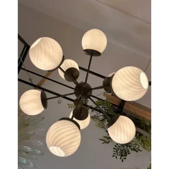 New Pamono Italian Burnished Sputnik Chandelier in Murano Glass by Simoeng