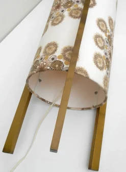 Hot Pamono Italian Cardboard and Fabric Flower Floor Lamp by Bruno Munari, 1960s