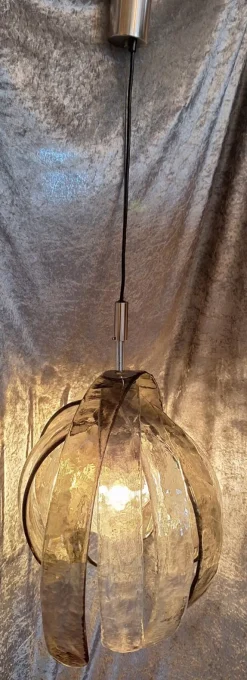 Clearance Pamono Italian Ceiling Lamp in Murano Glass by Carlo Nason for Mazzega, 1970s