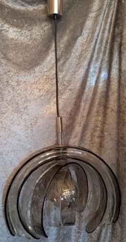 Clearance Pamono Italian Ceiling Lamp in Murano Glass by Carlo Nason for Mazzega, 1970s