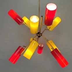 Best Pamono Italian Chandelier from Stilnovo, 1950s