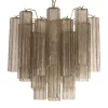 Online Pamono Italian Chandelier in Murano Smoky Glass, 1990s