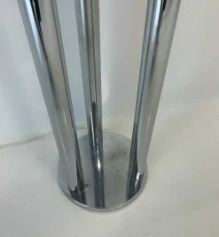 Sale Pamono Italian Chrome and Murano Glass Floor Lamp from Mazzega, 1970s