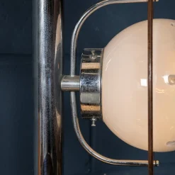 Online Pamono Italian Chrome and Murano Glass Floor Lamp from Mazzega, 1970s