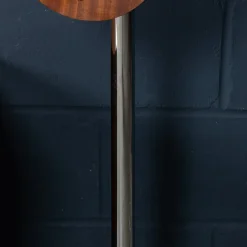 Online Pamono Italian Chrome and Murano Glass Floor Lamp from Mazzega, 1970s