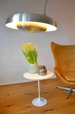 Clearance Pamono Italian Clamped Bowing Lamp by Pirro Cuniberti for Sirrah Imola, 1970s