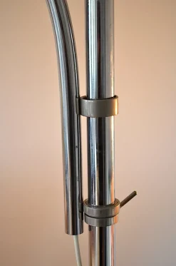 Clearance Pamono Italian Clamped Bowing Lamp by Pirro Cuniberti for Sirrah Imola, 1970s