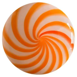 Sale Pamono Italian Clear Amber Swirls Wall Sconce in Murano Glass by Simoeng