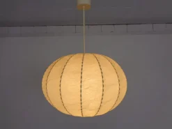 Online Pamono Italian Cocoon Pendant Lamp by Achille & Pier Giacomo Castiglioni, 1960s